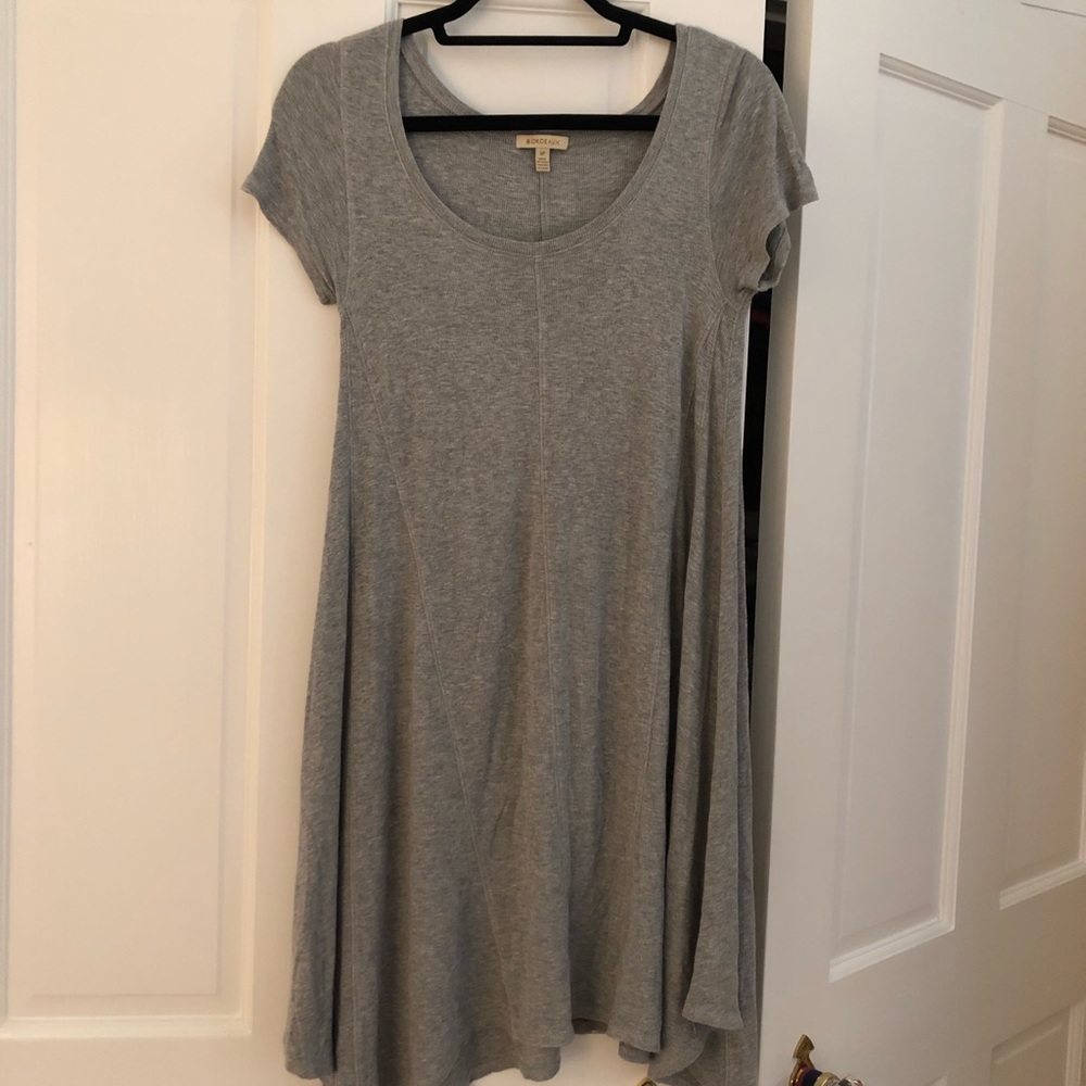 Anthropologie Grey Jersey Dress